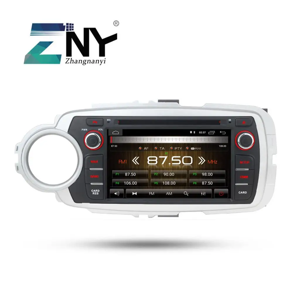 7 &quotHD Android 9 0 GPS для автомобиля стерео Toyota Yaris 2012 2013 2014 2015 2016 2017 Авто Радио FM видео