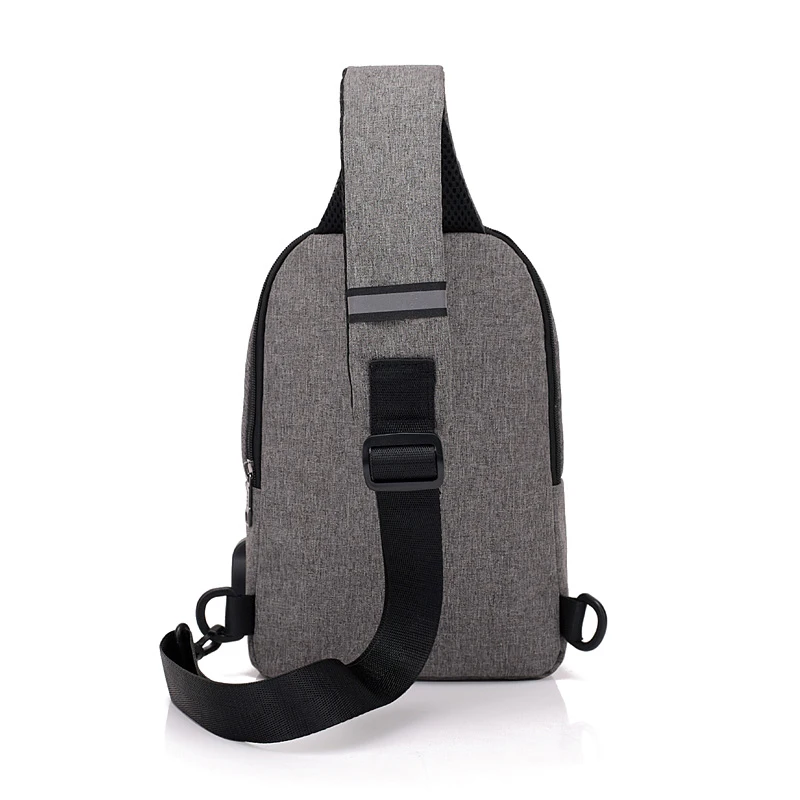 Men Chest Bags USB Charging Waterproof crossbody bags Shoulder Travel Pack Male Smart knapsack waterproof | Багаж и сумки