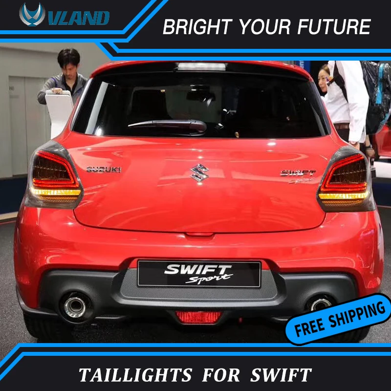 Автомобильный Стайлинг задний фонарь для Suzuki Swift задние фонари 2017 UP 4th Gen swift|Фара