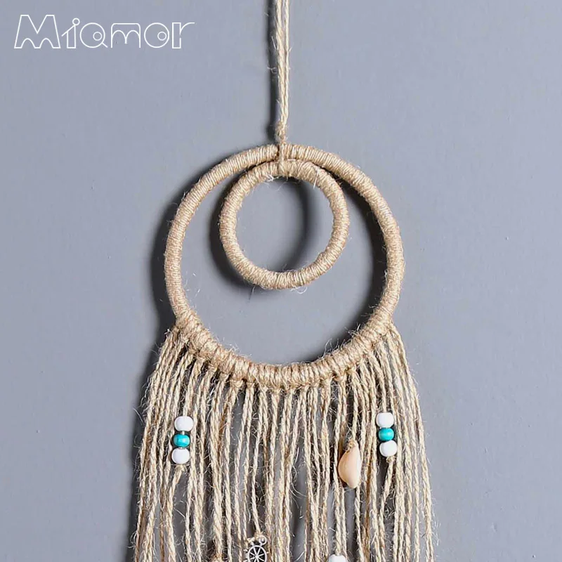 New Fashion Gift India Shell Polycyclic Dreamcatcher Wind Chimes Home Wall Hanging Pendant Dream Catcher Regalo Amor7068 | Дом и сад