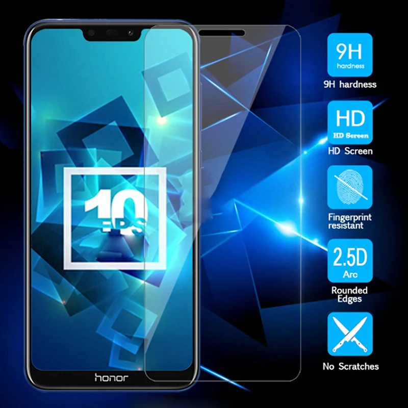 Защитное стекло на экран Honor 8x для huawei 8c закаленное honer honor8x hauwei Бронированная