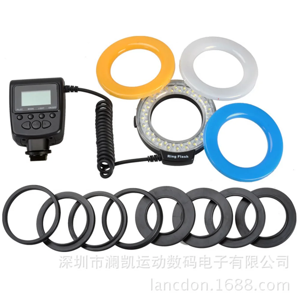 1 комплект RF 550E Макро 48 шт светодиодный кольцо вспышка для Nikon A900 A850 A560 A77