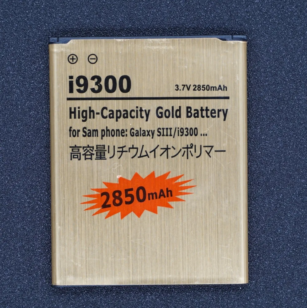 Lehons 20 шт./лот 2850 мАч EB L1G6LLU Золото Замена Батарея для Samsung Galaxy S3 S 3 III SIII i9300 i9305 i9308 t999
