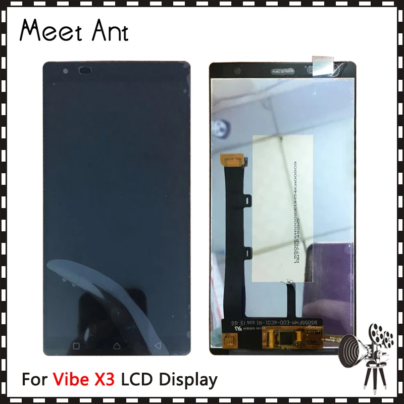 

10Pcs High quality 5.5'' For Lenovo Vibe X3 / Lemon X X3c50 X3c70 X3a40 LCD Display Screen With Touch Screen Digitizer Assembly