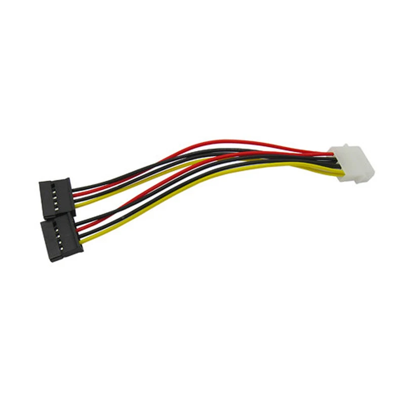 Шт. 4 шт. IDE на SATA кабель питания Serial ATA Pin Molex 2 из 15 двойной HDD адаптер |
