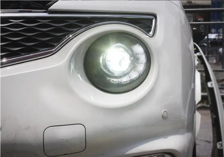 2 шт. фары для автомобиля Стайлинг для 2013- Nissan Juke фары 2011~ для Infiniti ESQ h7 xenon led drl hid комплект фары