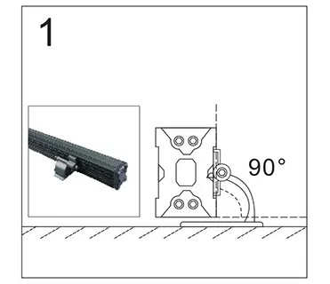 18W DMX 512 RGB color outdoor LED Wall Washer