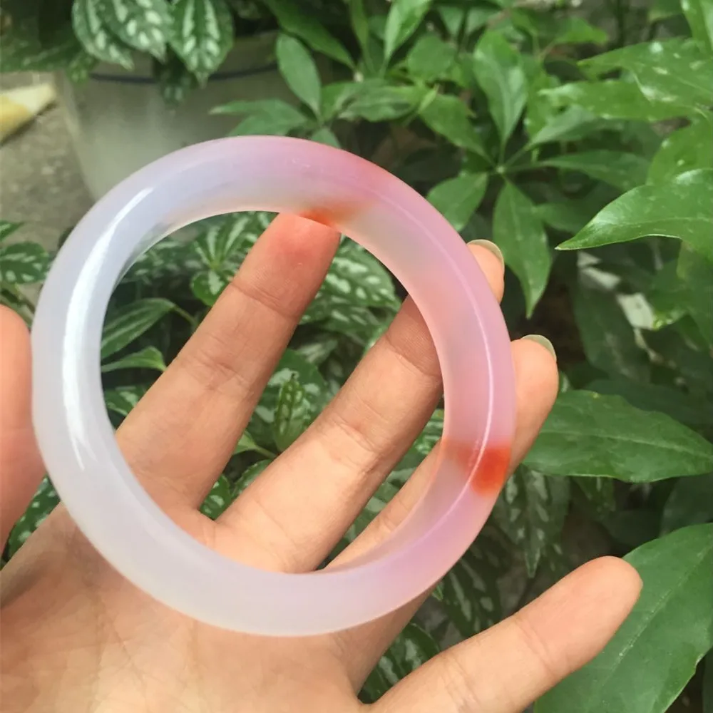 Xinjiang Pink Ice Jade Bracelet|bracelet bracelet|bracelet pinkbracelet jade |