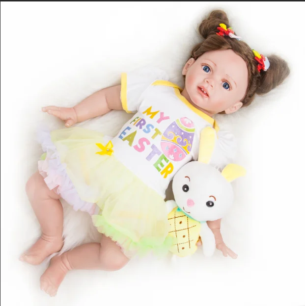 60 см силиконовые виниловые игрушки Reborn Baby Doll для девочек принцесса малыш живые