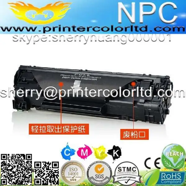 Тонер для HP 285A Bk лазерный тонер картридж керамический Canon CRG 725 525 925 LBP 6000 MF 3010 (1600
