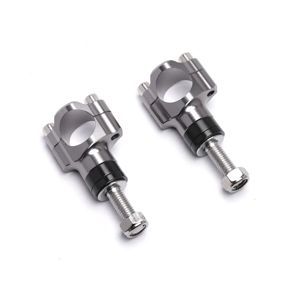 Titanium SMOK Универсальный Мотоцикл CNC алюминиевый руль стояк для Suzuki Honda Yamaha MT-03 MT 03 MT03 MT-10 MT 10 MT10 Kawasaki Z800 - Цвет: Titanium
