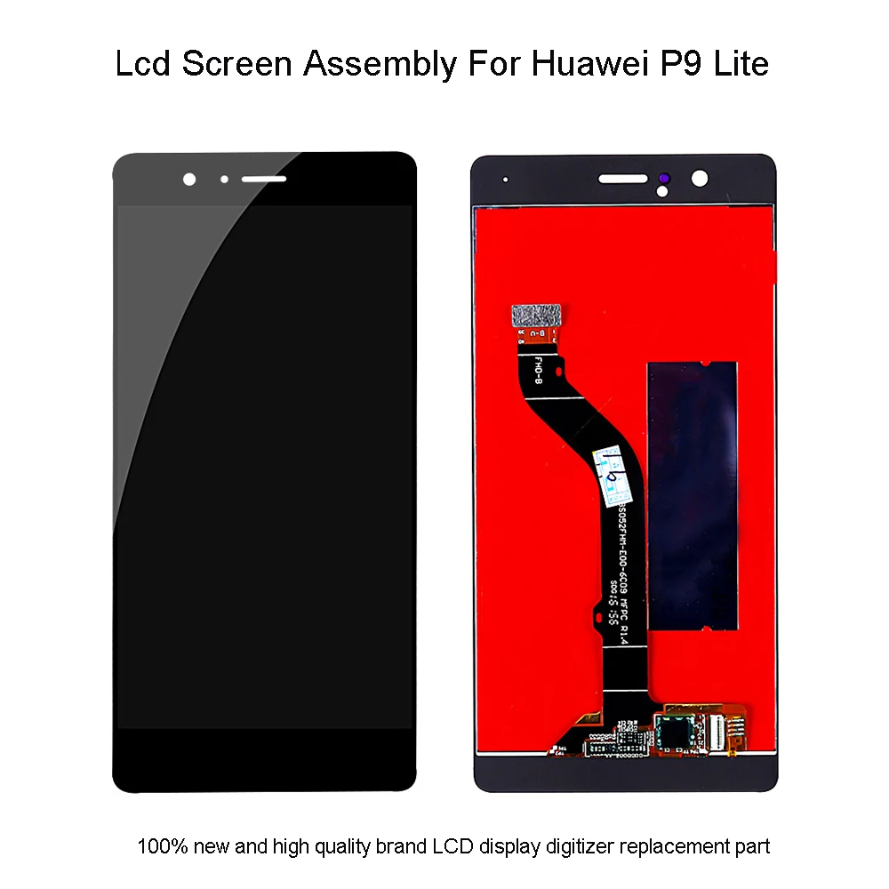 ЖК дисплей для 5 2 &quothuawei P9 Lite/G9 с сенсорным экраном дигитайзер заменой рамы в