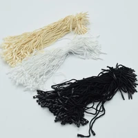 490pcslot good quality cotton hang tag string snap lock pin loop fastener ties for wholesale
