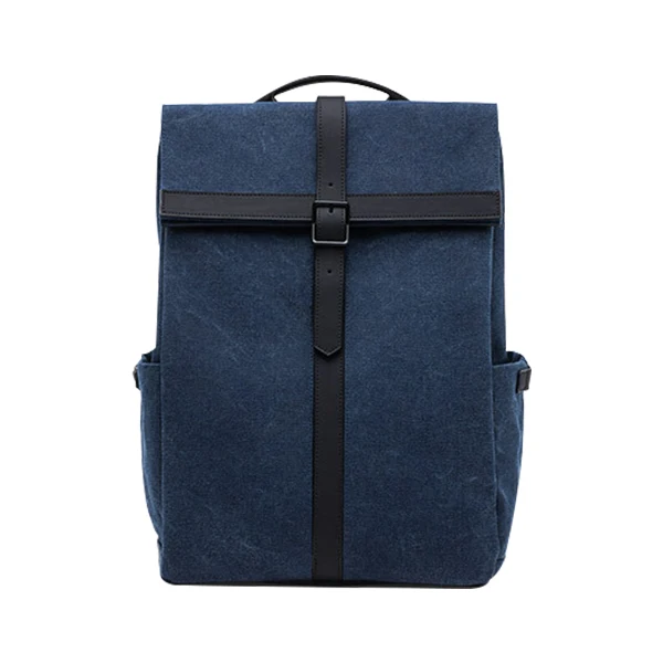 Dark blue Xiaomi Mijia Youpin 90S популярный шлифовальный Оксфордский повседневный рюкзак для ноутбука, дорожная сумка 400*320*150 мм - Цвет: Dark blue