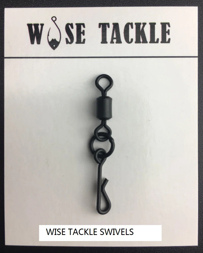 20 шт. X Wise Tackle Kwik Change Flexi Ring Swivel в антибликовом цвете-Размер 4 (Великобритания Размер