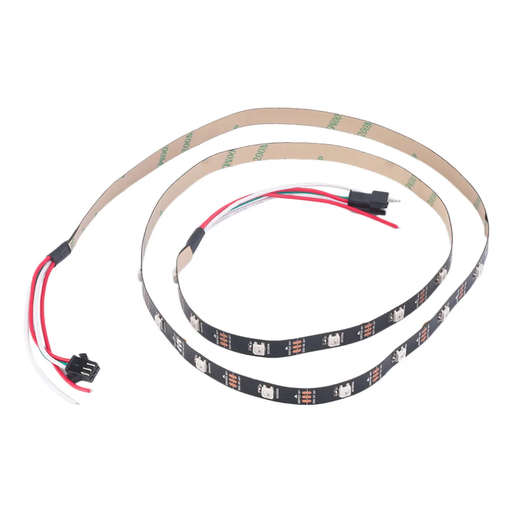Новый WS2812B 5050 RGB 30 светодиодный 1 м полосы света индивидуальный