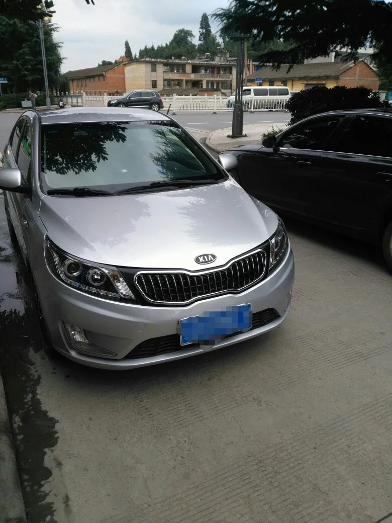 ABS пластиковый передний бампер с решеткой автомобиля Чистая для Kia K2 2011 2012 2013 2014 |