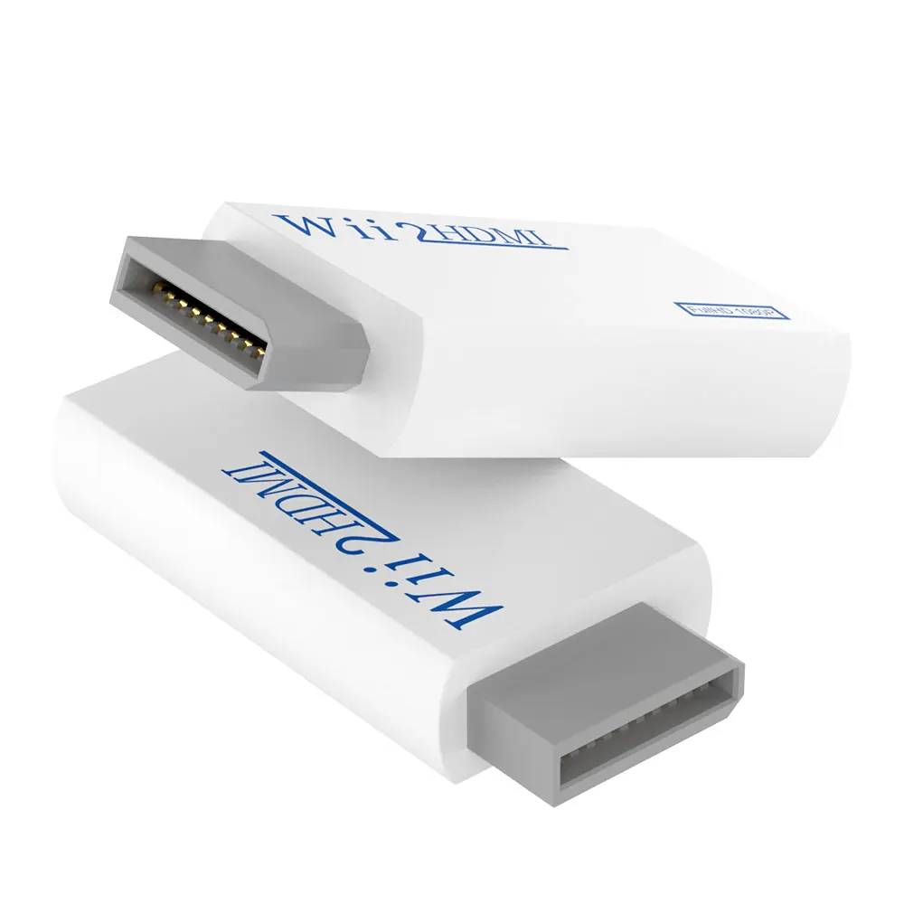 Wii 2HDMI адаптер для HDTV монитора 3,5 мм аудио wii в HDMI адаптер конвертер Поддержка Full HD 720P 1080P