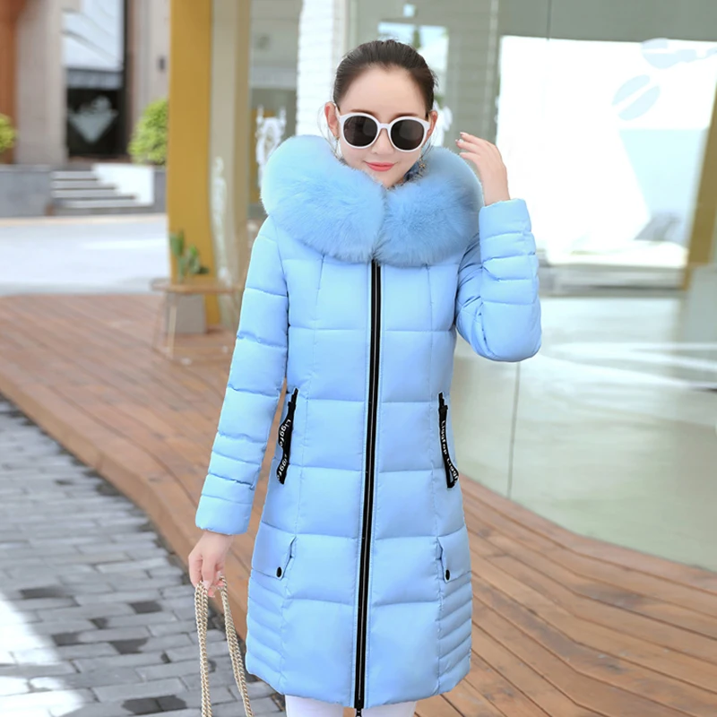 Зимняя куртка Женская хлопковая верхняя одежда новинка 2018 женское длинное