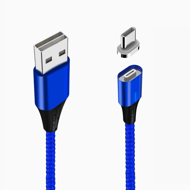 Магнитный зарядный usb-кабель 3 в 1 для iPhone 6, 7, 7s Plus, магнитное зарядное устройство Ksiomi Xiaomei Redmi 8 Se, 6A, 5 Plus, быстрая линия Super 3A - Тип штекера: For Type C