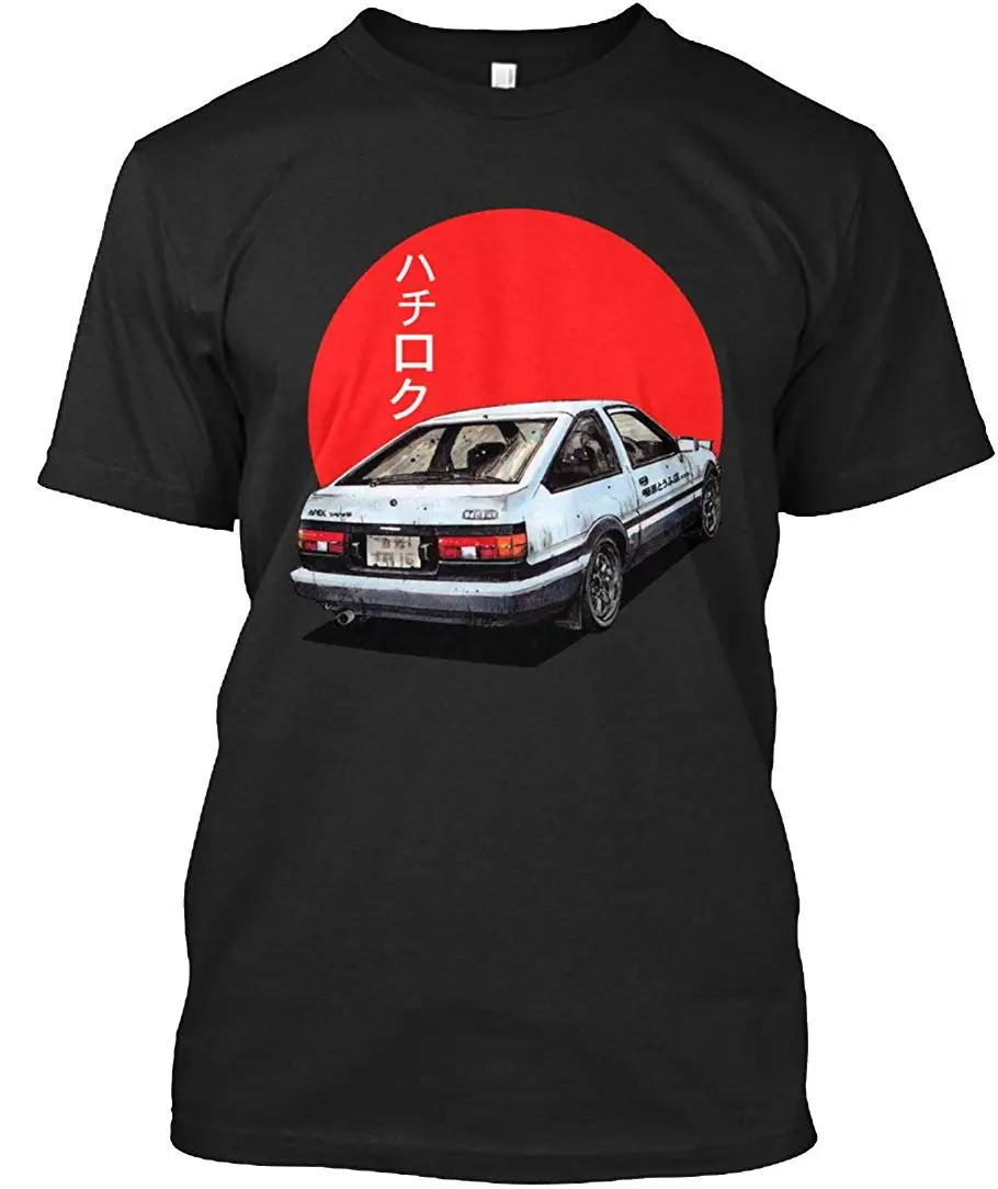 Мужская футболка Ae86 Initial D Trueno из японского фильма Новое поступление 2019 летняя