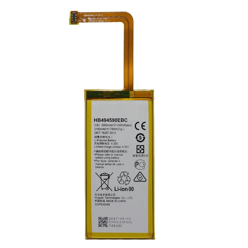 Запасная батарея для телефона HB494590EBC Huawei Honor 7 Glory PLK-TL01H ATH-AL00 3000 мАч | Мобильные