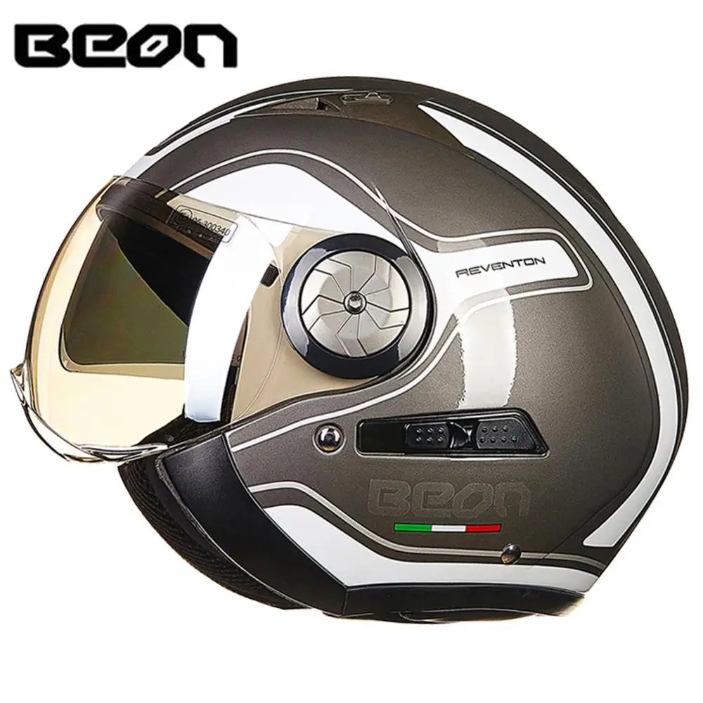 Обтекаемый мотоциклетный шлем Chopper 3/4 с открытым лицом винтажный Casco motocicleta Capacete