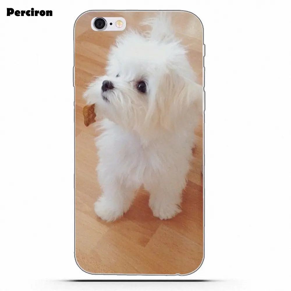 as picture Perciron мягкий чехол для Huawei P7 P8 P9 P10 P20 P30 Lite Mini Plus Pro Мальтийская болонка - Цвет: as picture