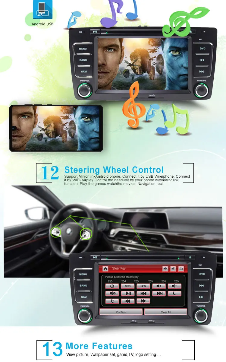JDASTON автомобильный мультимедийный плеер для Skoda Octavia 2005-2008 2013 автомобильный DVD gps навигатор 2 Din Радио стерео Авто Аудио видео плеер