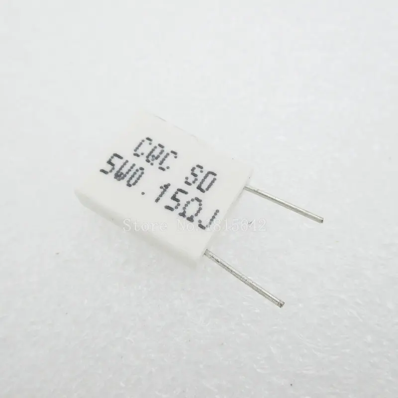 

5PCS/LOT BPR56 5W 0.15R 0.15 ohm 5w Non-inductive Ceramic Cement Resistor Wirewound Resistance