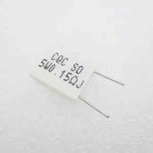 5 шт.лот BPR56 5 Вт 0.15R 0,15 Ом 5 Вт неиндуктивный керамический цементный резистор с проволочной устойчивостью