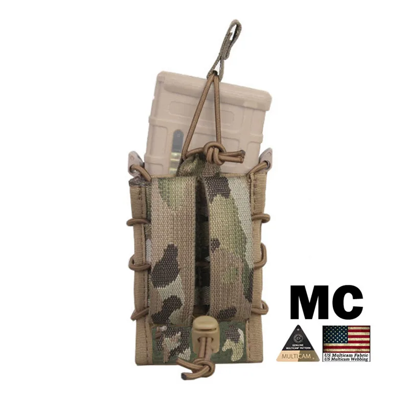 Тактический 5 56 двойной мешочек для винтовки M4 / M14 AK /G3 пистолет M92 /1911/HK45 Мультикам