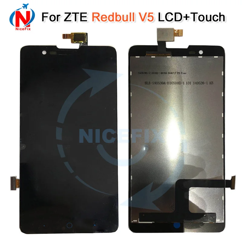 For ZTE Redbull V5 LCD Display Touch Screen Digitizer Glass Assembly V9180 N9180 U9180 / V5S N918ST | Мобильные телефоны и