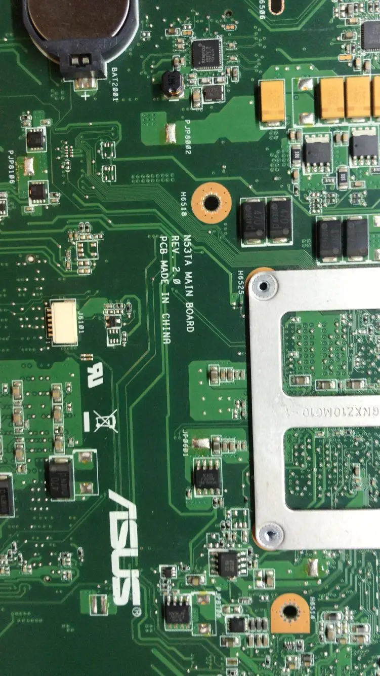 Abdo N53TA REV 2,0 для ASUS N53TK N53T N53TA Тетрадь материнская плата HD6380G 2G DDR3 Тесты работы