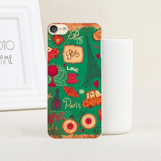 Хит продаж модный жесткий чехол с 23 рисунками для Apple iPod Touch 6 задней панели