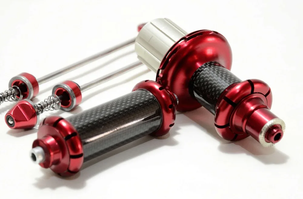 Керамические ступицы подшипника Powerway R36 для дорожного велосипеда черный/красный