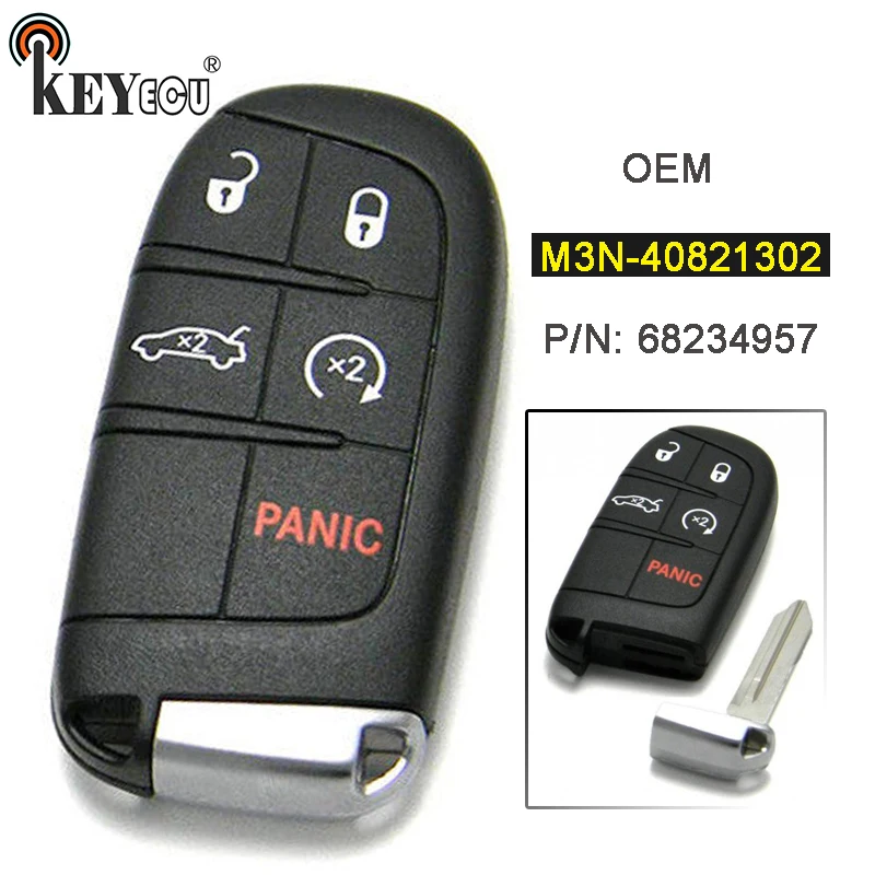 KEYECU M3N 40821302 OEM 4 + 1 5 Кнопка Автозапуск пульт дистанционного управления