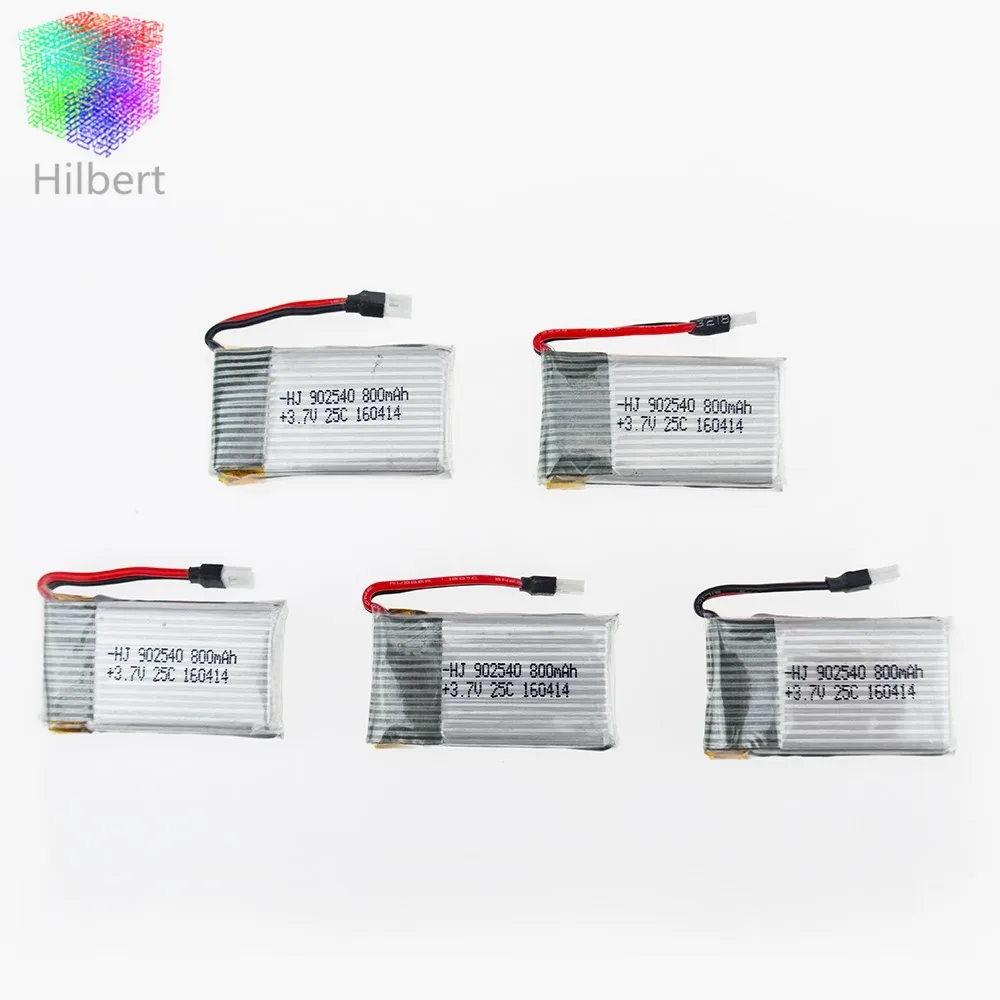 800 мАч 3 7 в литий полимерный аккумулятор 5 шт. для syma X5C 1 V391|3.7v lipo battery|lipo battery3.7v |