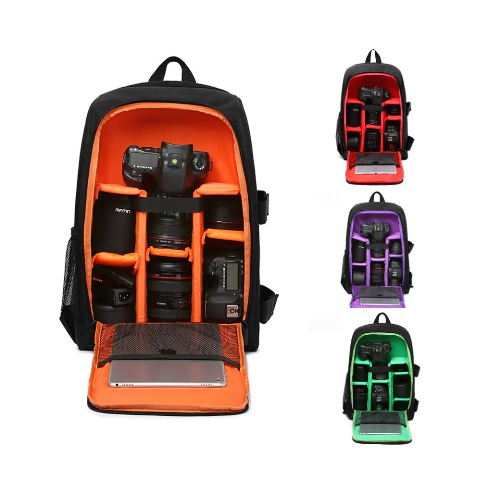 Рюкзак с защитой от дождя сумка для камеры чехол Nikon Panasonic Canon Sony Samsung Pentax Olympus и т.