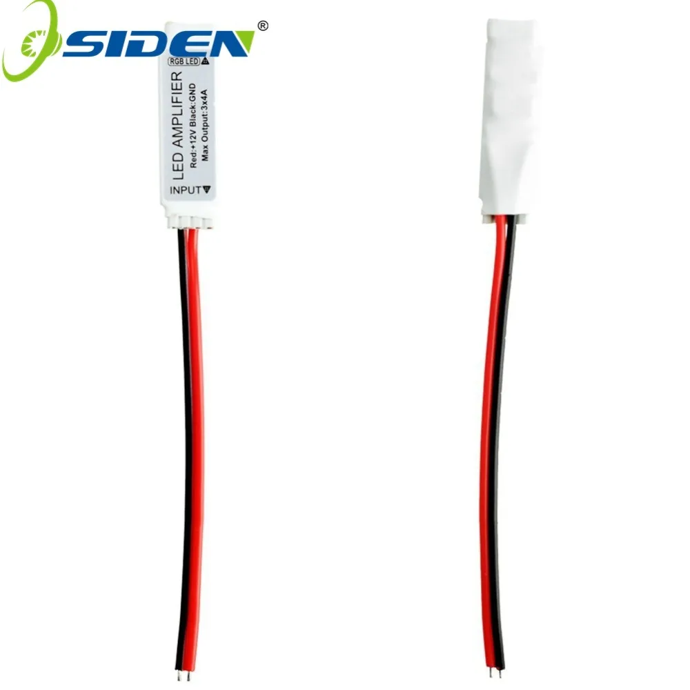 50 шт./лот DC12V ультратонкий портативный RGB Светодиодная лента усилитель ретранслятор для RGB 5050/3528/5730 SMD Светодиодная лента
