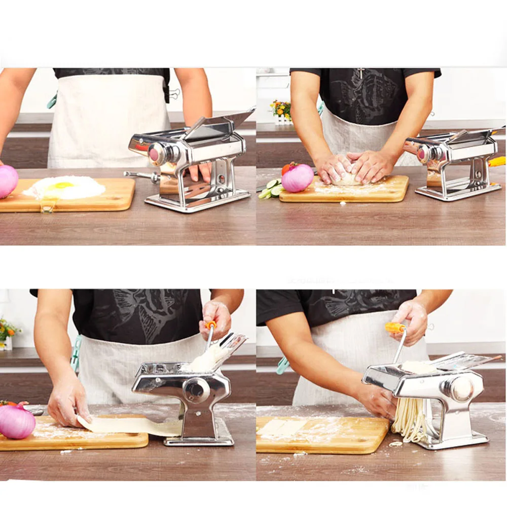 Машина для изготовления лапши из нержавеющей стали 2-9 мм 3 лезвия | Дом и сад