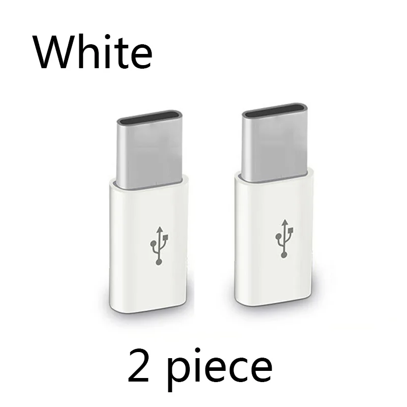 White 8 мм Длинный usb type C адаптер для oukitel k5000/k10000 max/u18/WP5000/K10 K6 Elephone P9000 Doogee T3 F7 Ulefone конвертер Кабель - Цвет: White
