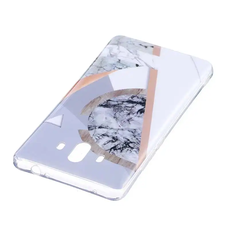 P20Lite Marble Phone Case on for Huawei P 20 Honor 8 9 Geometry Splice Soft TPU Back Cover mate 10 Coque |