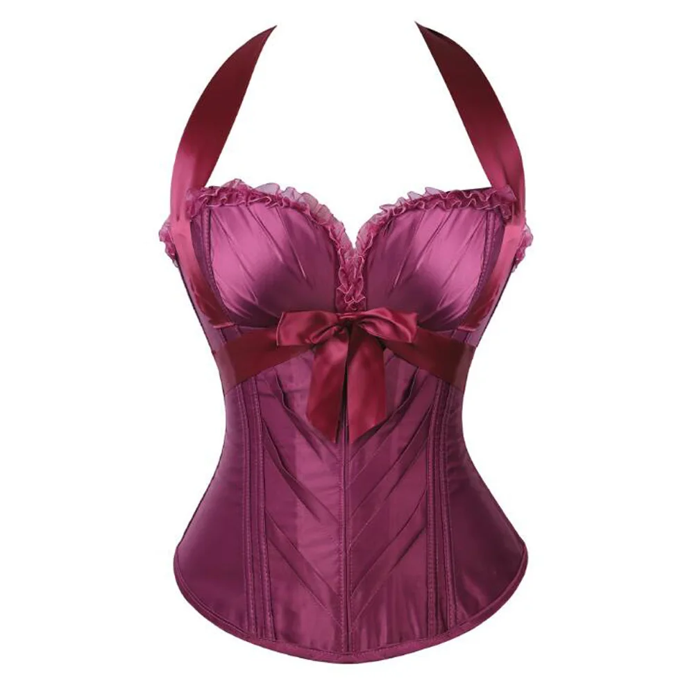 Женский черный Корсеты-бюстье Burlesque аксессуары в стиле стимпанка женский топ на