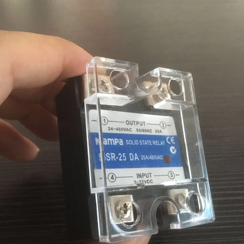 Реле постоянного тока в переменный ток 25A SSD (SSR 25DA) /твердотельное реле Однофазное