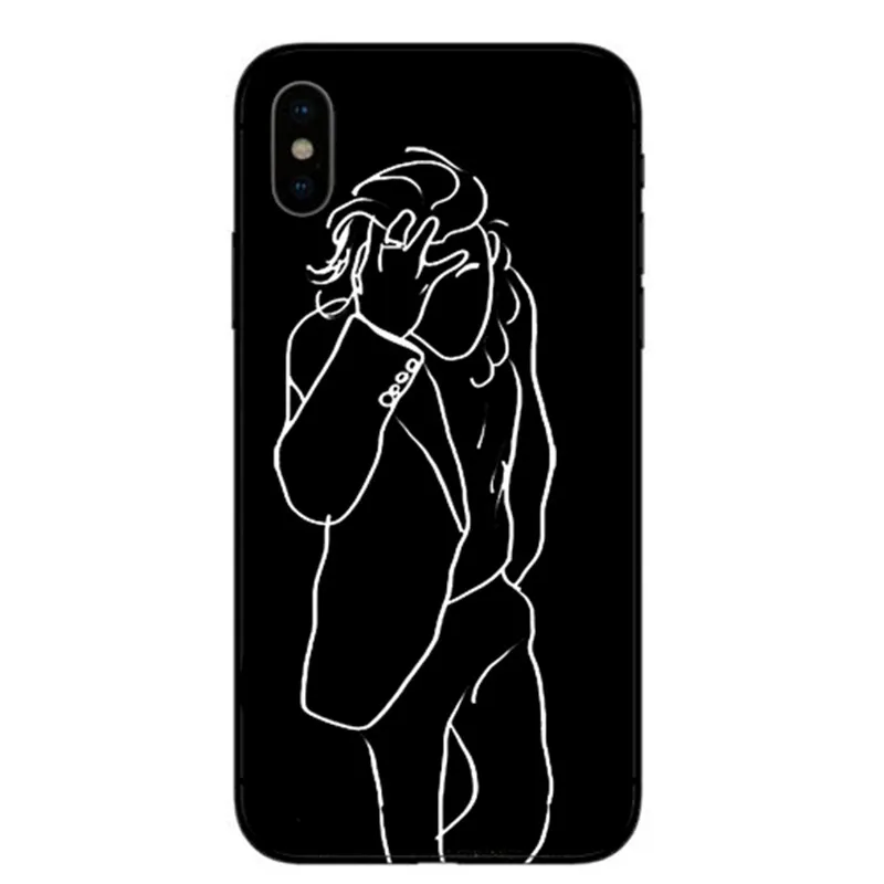 Чехлы для телефонов Tatuagens do One Direction Harry Styles para Coque для iphone 5, 6, 7, 8 Plus, X, мягкий чехол из ТПУ, прозрачный чехол - Цвет: TPU