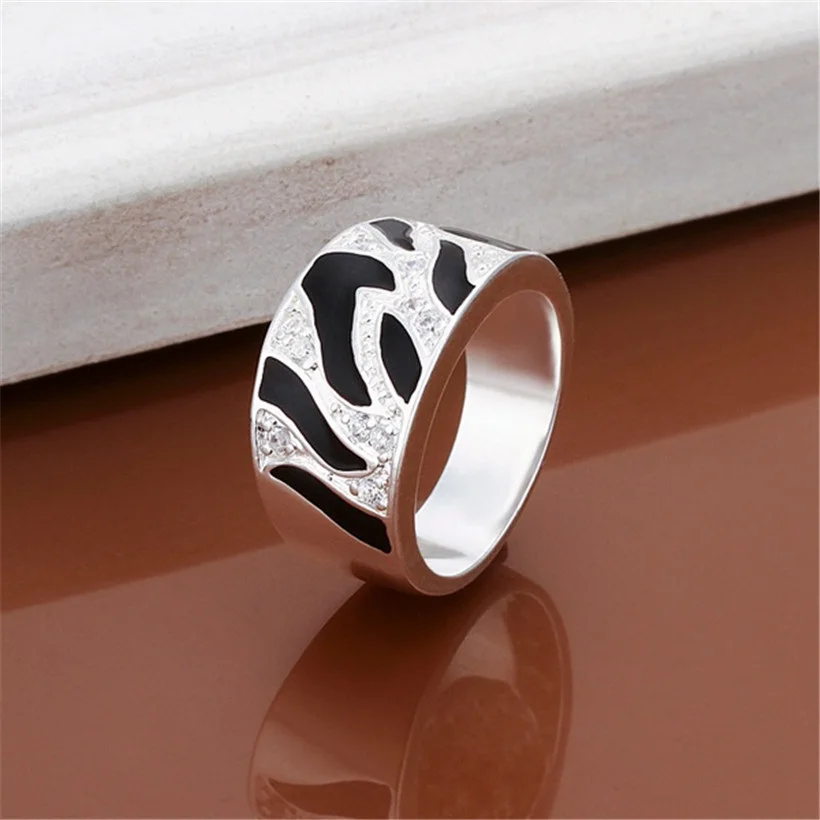 Женское кольцо с фианитом серебряное кристаллами|ring jewelry silver|jewelry goldenjewelry ring sizer |
