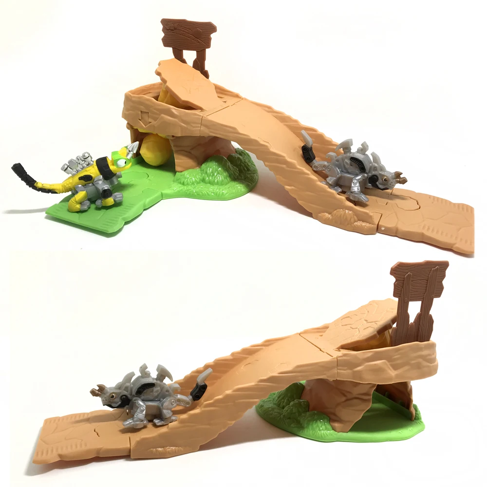 Dinotrux динозавр грузовик активный игрушка автомобиль несколько сцен можно собрать