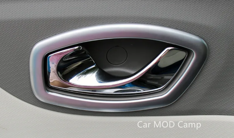 Для Renault Captur Kaptur Samsung QM3 2013-2018 ABS матовая внутренняя дверная ручка рама крышка