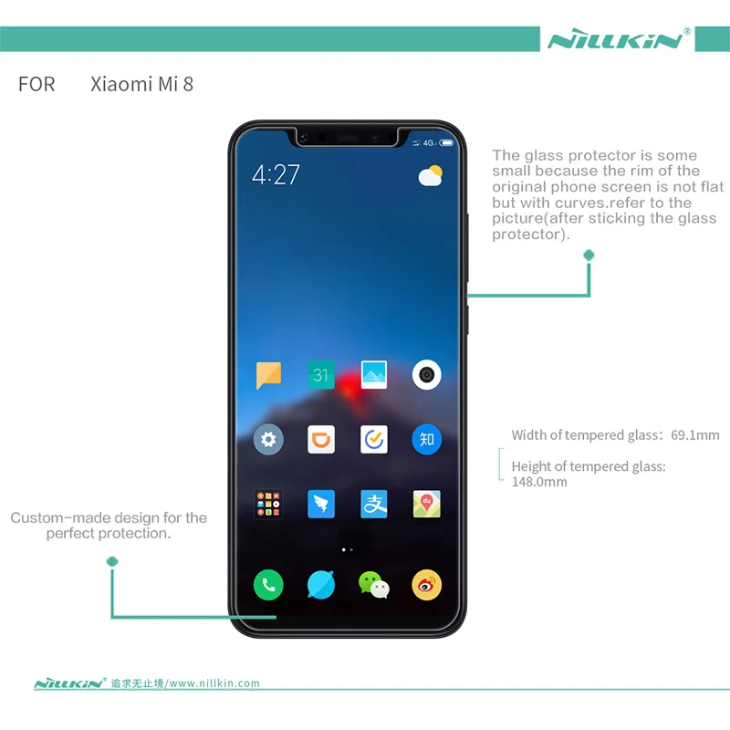 Xiaomi mi 8 mi 8 mi 9 Explorer Nillkin закаленное стекло Xiaomi mi 8 SE защита экрана 9H+ Pro для Xiaomi mi 9 mi 8 Pro стекло Nilkin